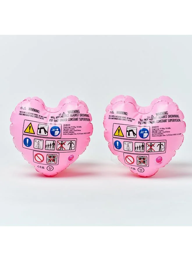 ساني لايف أساور سباحة قابلة للنفخ الخوخ الأحمر